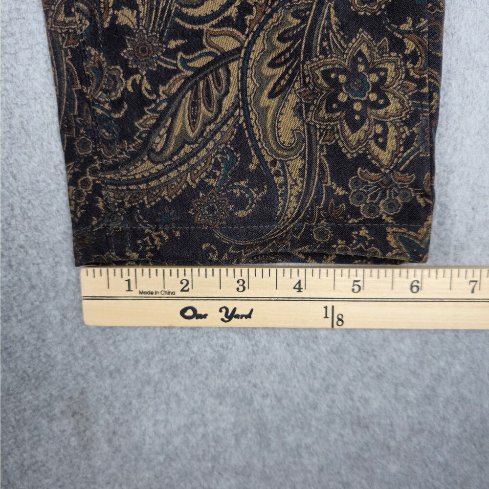 Journal Standard L'essage (Size 40) US Large 8/10 Brown Paisley Pants - Picture 14 of 16